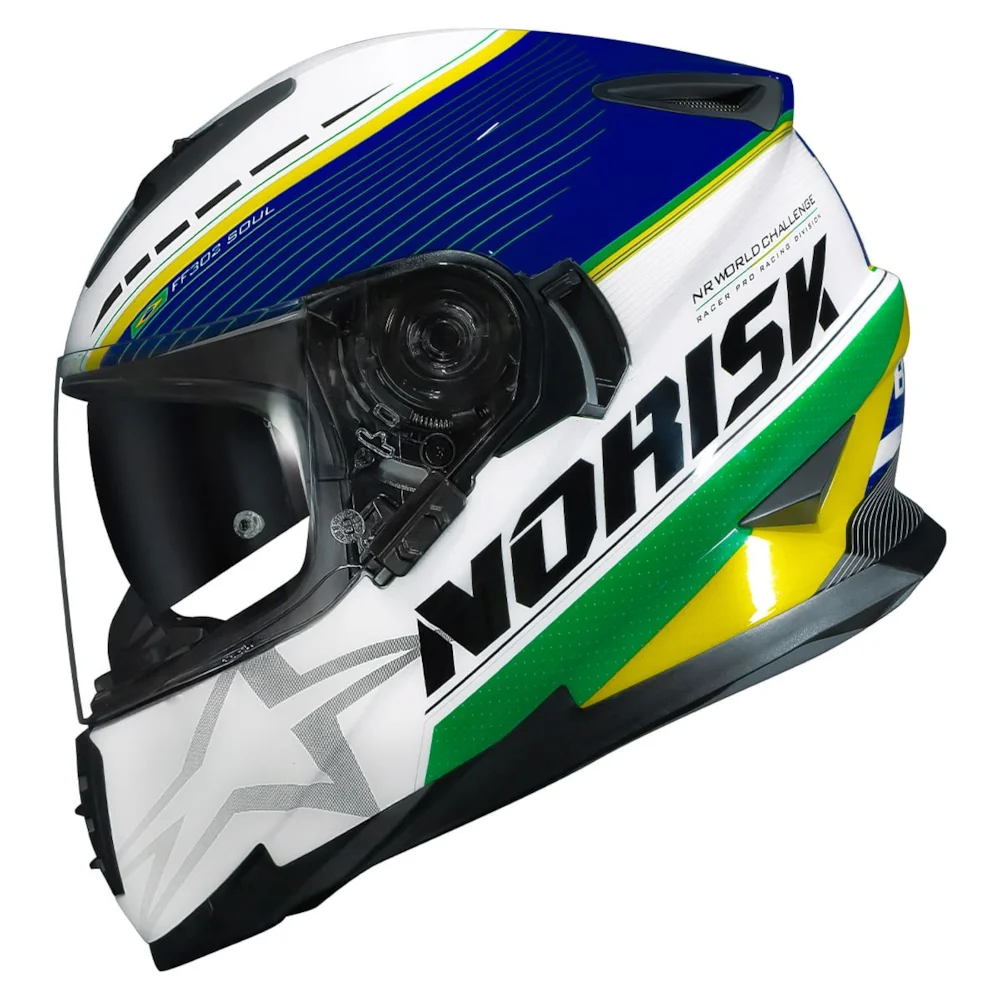 Capacete Norisk FF302 Soul Grand Prix Brasil