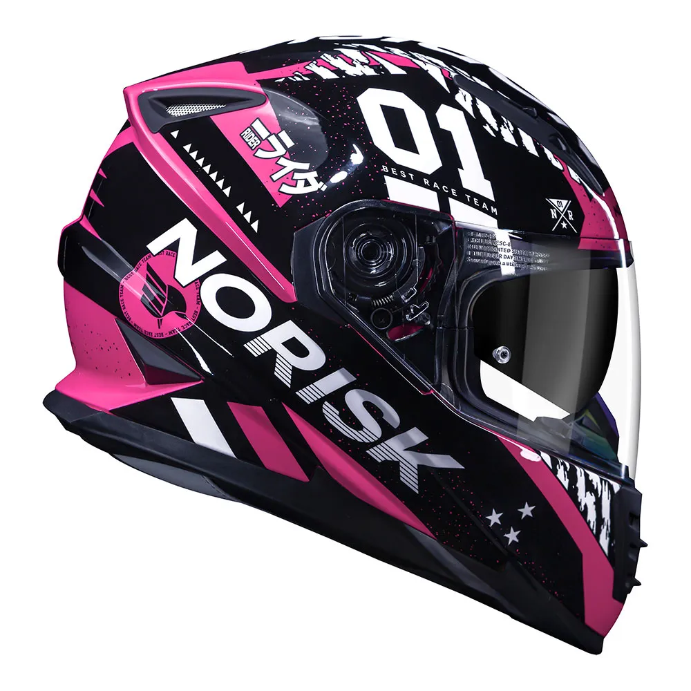 Capacete Norisk FF302 Soul Tokyo Rosa