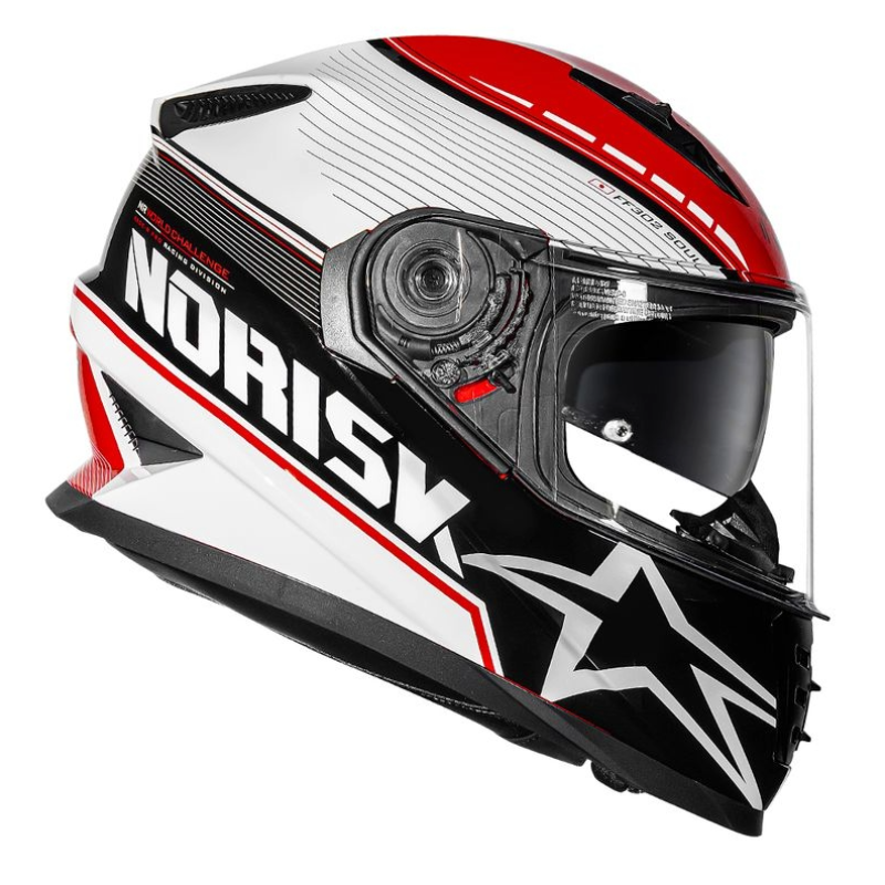 Capacete Norisk FF302 Soul Grand Prix Vermelho